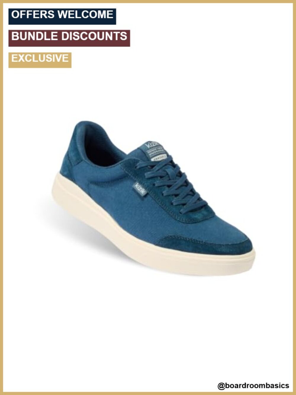 Hands-Free Slip On Walking Sneakers for Men, Breathable Canvas Athletic Shoes
